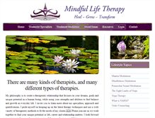 Tablet Screenshot of mindfullifetherapy.com